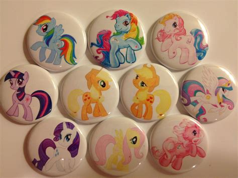 my little pony with buttons|More.